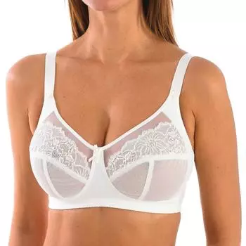 Женский кружевной бюстгальтер без косточек VALERIA 90 COPA C бежевый