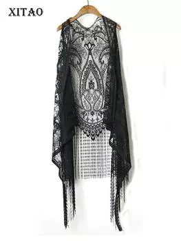 Женский кружевной кардиган XITAO XWW2841