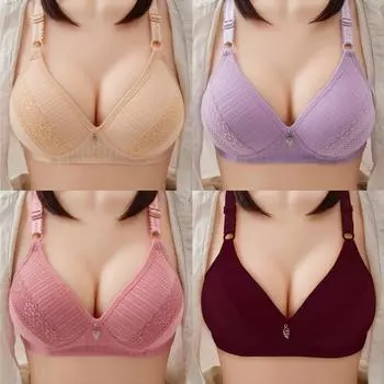 Женский кружевной удобный бюстгальтер с регулируемыми плечевыми полосками 42