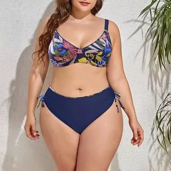 Женский купальник, популярный женский купальный костюм с открытой спиной, бикини с высокой талией, женский купальник для спа XXXL A