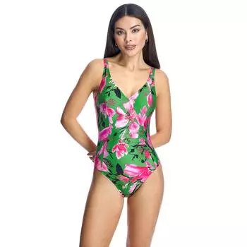 Женский купальник с V-образным вырезом W240773 46-100 C зелёный