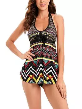 Женский купальник Сексуальный купальник Холтер Бикини Комплекты Купальные костюмы Купальный костюм Push Up Biquini XS разноцветный