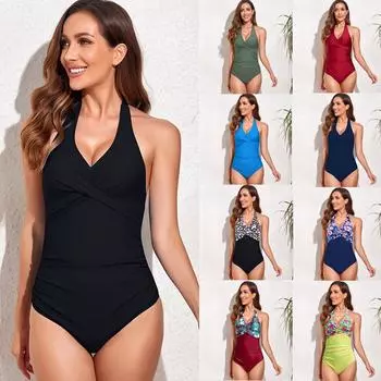 женский купальник твист One Piece Bikini женский купальник