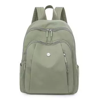 Женский легкий рюкзак для улицы с несколькими карманами, студенческий школьный рюкзак зелёный