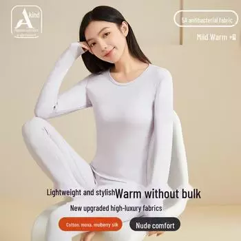 Женский легкий термокостюм из модала - весна/осень, 80% хлопок, в комплект входит верх и низ. Women s Tops; XXL (130-145 catties)