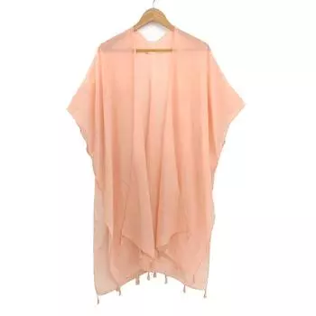 Женский летний кардиган из полиэстера с защитой от солнца, дышащий, дорожный, однотонный, пляжный, солнцезащитный, шаль, модные аксессуары для отдыха на природе