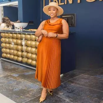 Женский летний повседневный однотонный топ без рукавов, плиссированная юбка до половины тела, комплект S коралловый