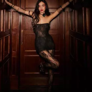 Женский летний сексуальный комплект чулок для тела с кружевной оберткой S