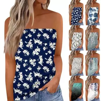 Женский летний сексуальный топ без рукавов с открытыми плечами, пляжный жилет без бретелек, рубашка-бандо, сексуальные топы с открытой спиной XL розовый