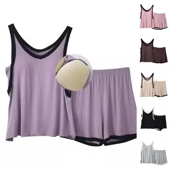 Женский летний свободный жилет для пляжного отдыха с круглым вырезом и короткими рукавами L бежевый