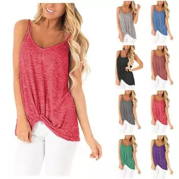 Женский летний удобный однотонный слинг для отдыха в Европе и Америке L чёрный