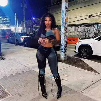 Женский летний жилет без рукавов Inwomen, облегающий повседневный женский костюм L