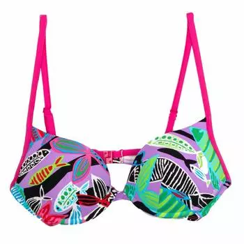 Женский лиф балконет с рыбками CHERRY BEACH 85B разноцветный