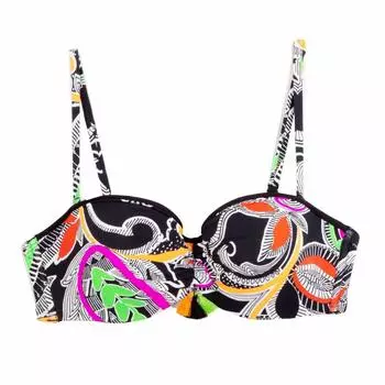 Женский лиф бикини-бандо с принтом CHERRY BEACH