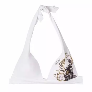 Женский лиф бикини на шпильке с цветочным узором ПРОТЕСТ XS коричневый