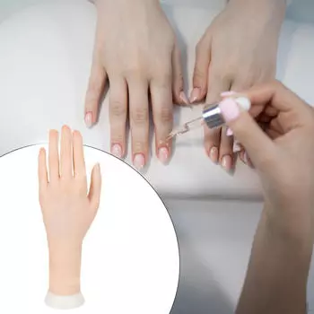 Женский манекен для рук, держатель для ювелирных изделий, сгибаемые пальцы, имитационная модель для Right