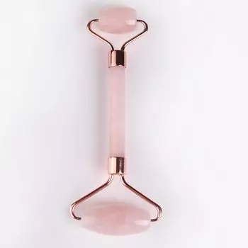 Женский массажер для лица Гуа Ша из нефрита, набор инструментов, розовый кварцевый кристалл, роликовый массажер для лица из нефрита, белый нефрит, массаж лица, глаз