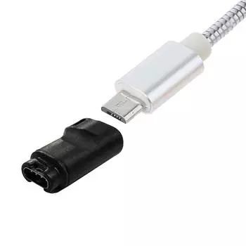 Женский Micro USB в 4-контактный зарядный преобразователь для -Garmin Quatix 5 Сапфир Vivosport Vivoactive 3/3T D2 Чарли Часы