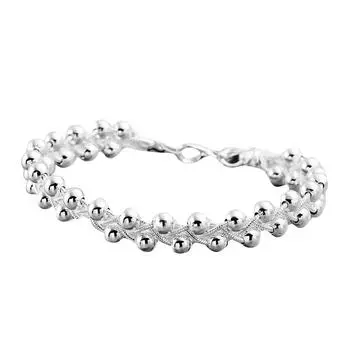 Женский милый стерлинговый теннисный браслет, женский свадебный модный ювелирный браслет серебряный