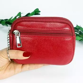 Женский мини-кошелек из искусственной кожи, женский кошелек, держатель для карт, кошелек для монет, короткие кошельки, маленький кошелек на молнии, брелок, клатч, кошелек