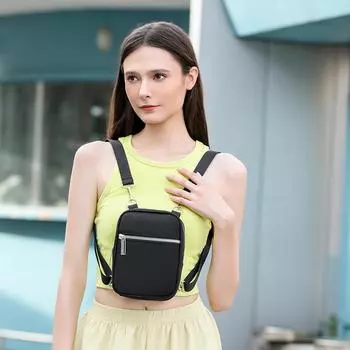 Женский мини-рюкзак, однотонный, многофункциональный, водонепроницаемый, сумка через плечо, простая, повседневная, спортивная, многоцелевая бежевый