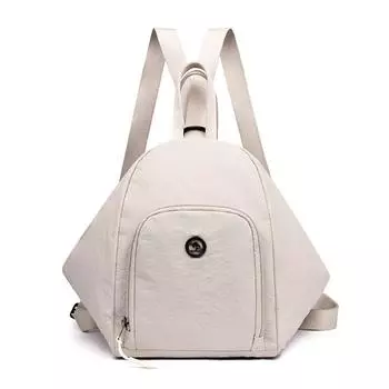 Женский многофункциональный рюкзак большой вместимости для путешествий бежевый