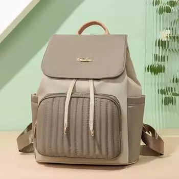 Женский многофункциональный рюкзак большой вместимости Оксфордский рюкзак дорожная сумка бежевый