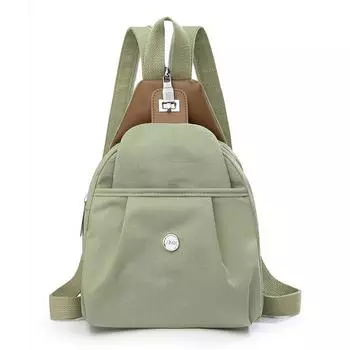 Женский многофункциональный рюкзак Мини наплечная сумка кроссбоди Сумка на грудь для езды зелёный