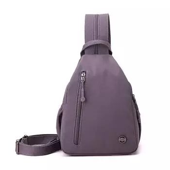 Женский многофункциональный рюкзак, многосекционная нагрудная сумка, сумка через плечо фиолетовый