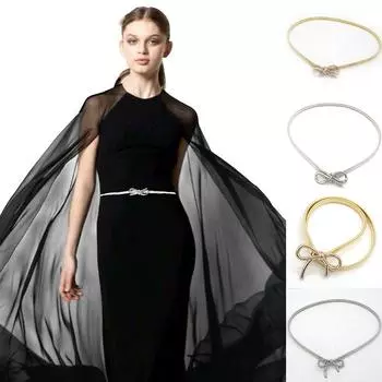 Женский модный эластичный металлический ремень с цветочным принтом, регулируемый ремень, качественный женский платье, ремень Style 1 золотой