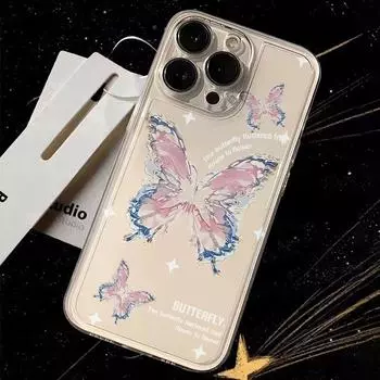 Женский модный чехол для телефона с бабочкой для IPhone 15 14 13 12 Pro Max Plus iPhone 15