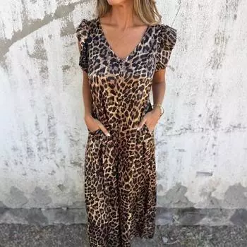 Женский модный комбинезон с широкими штанинами и рукавами-гульфиками S чёрный