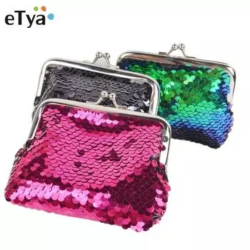 Женский модный кошелек с блестками для рук