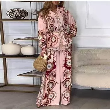 Женский модный костюм-двойка с лацканами и принтом граффити, летний, в стиле ретро, уличный, элегантный S