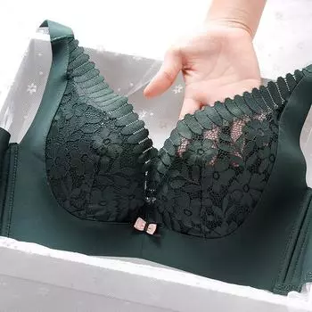 Женский модный кружевной бюстгальтер с полной чашкой и бантом, эластичный тонкий регулируемый бюстгальтер без ободков 46/105E чёрный