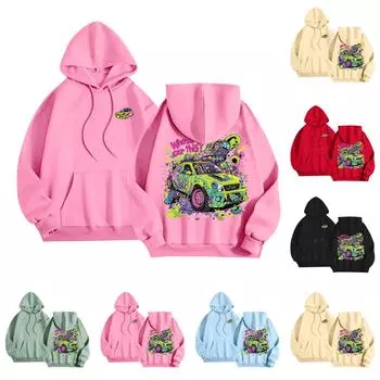 Женский модный легкий свитер с длинными рукавами и карманами с капюшоном S