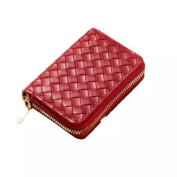 Женский модный мини-кошелек из искусственной кожи на молнии, держатель для карточек и монет 10.8*8.2CM