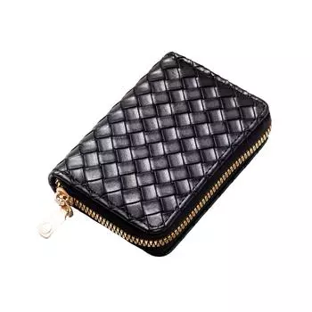 Женский модный мини-кошелек из искусственной кожи на молнии, держатель для карточек и монет 10.8*8.2CM