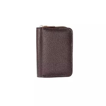 Женский модный мини-кошелек из искусственной кожи на молнии, держатель для карточек и монет 10.8*8.2CM