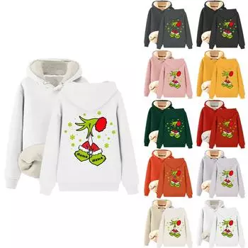 Женский модный плюшевый и утолщенный теплый свободный пуловер с капюшоном с капюшоном XL розовый