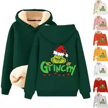 Женский модный плюшевый и утолщенный теплый свободный пуловер с капюшоном с капюшоном L жёлтый