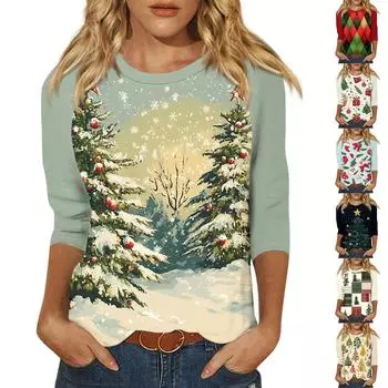 Женский модный повседневный пуловер с рукавами 3/4 и воротником-стойкой XL бежевый