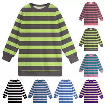 Женский модный повседневный шерстяной трикотажный пуловер с длинным рукавом и круглым вырезом L