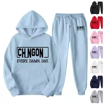 Женский модный повседневный свитер брюки костюм