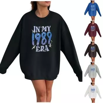 Женский модный пуловер с длинными рукавами и толстовкой с капюшоном L чёрный