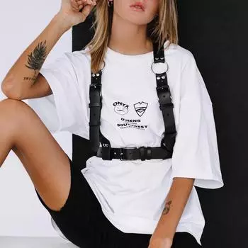 Женский модный ремень из искусственной кожи, регулируемый декор с шипами, ремень, готический ремень, нижнее белье, бондаж, нижнее белье Ajustable чёрный