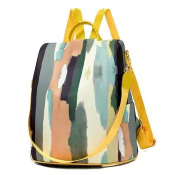 Женский модный рюкзак с защитой от кражи 2024 года: Многоцелевая, легкая, стильная дорожная сумка из ткани Оксфорд