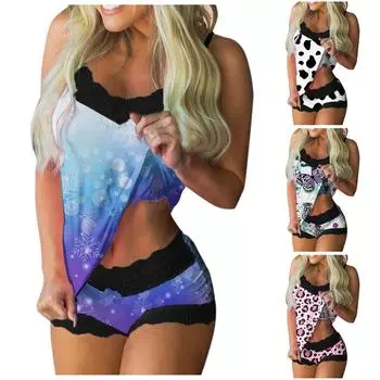 Женский модный сексуальный кружевной комплект, однотонный беспроводной бюстгальтер, сексуальное нижнее белье, трусики L синий