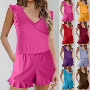 Женский модный сексуальный купальник, сплошной цвет, цельный купальник бикини L кофейный