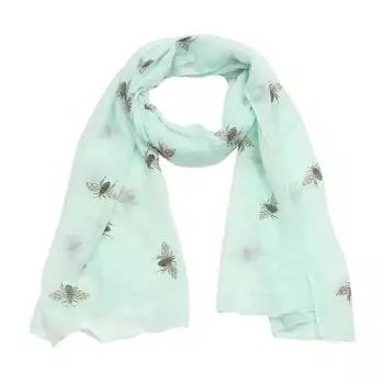 Женский модный шелковый шарф с принтом, удобный и универсальный пляжный шарф белый